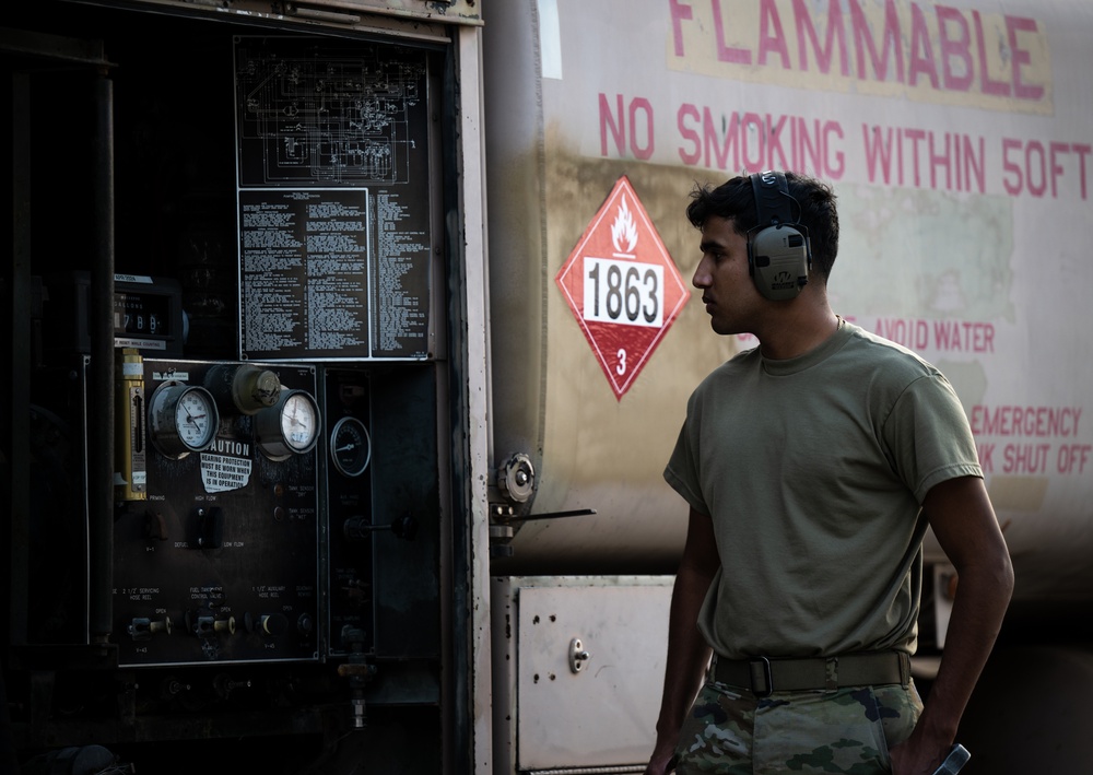 U.S. Airmen support coalition partners in the Middle East