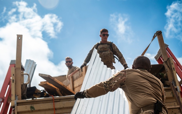 475th EABS Provides Structural Enhancements To Kalavuu ECD Center