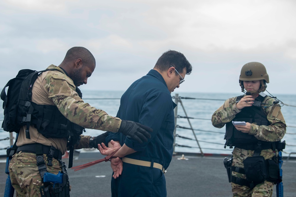 USS Kidd VBSS Training