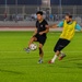 U.S. service members win intramural soccer championship game