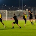 U.S. service members win intramural soccer championship game