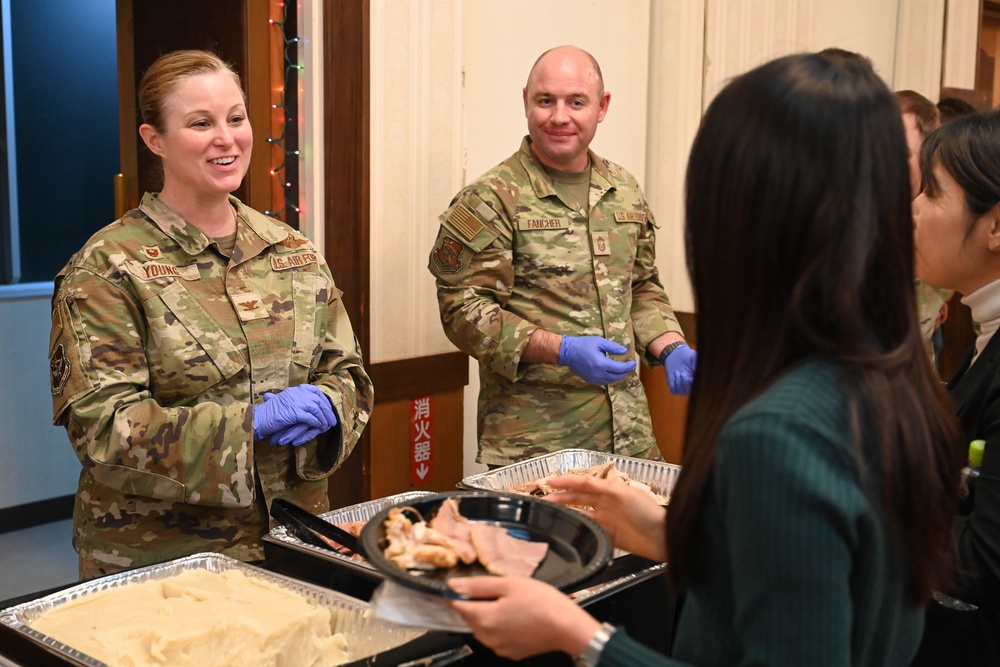 Yakushima Joint Operations Center Personnel Have Christmas Dinner During Ongoing CV-22 Osprey Recovery Efforts
