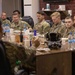 Commander shares Christmas dinner with frontline troops