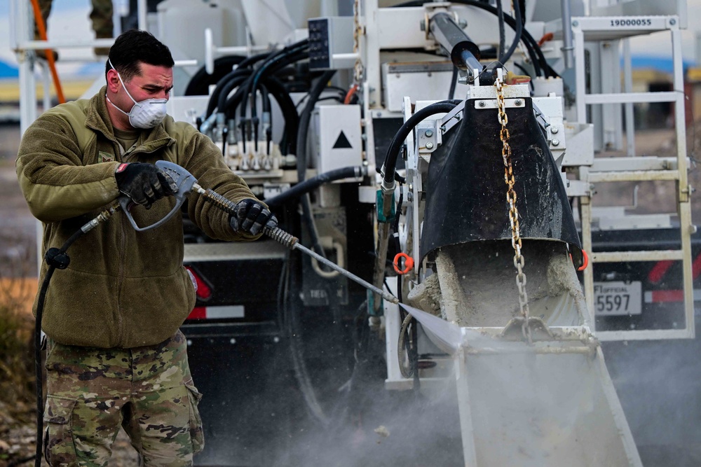 31st Civil Engineer Squadron hosts Rapid Airfield Damage Recovery training