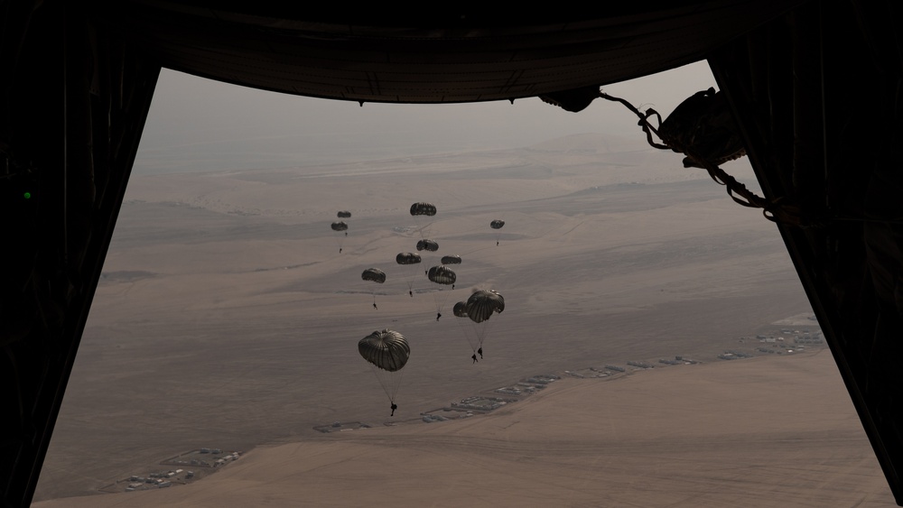 U.S. Troops, Qatari Joint Special Forces conduct coalition airborne exercise