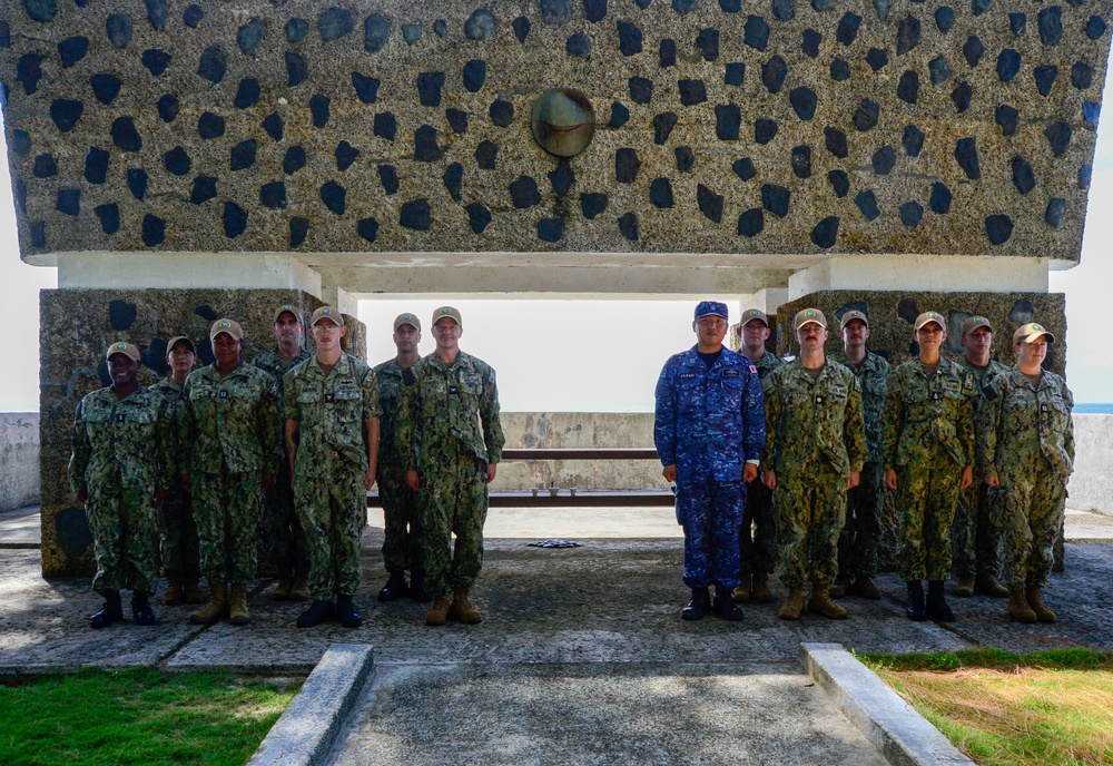 Pacific Partnership 2024-1: Honors at Peleliu Peace Memorial Park