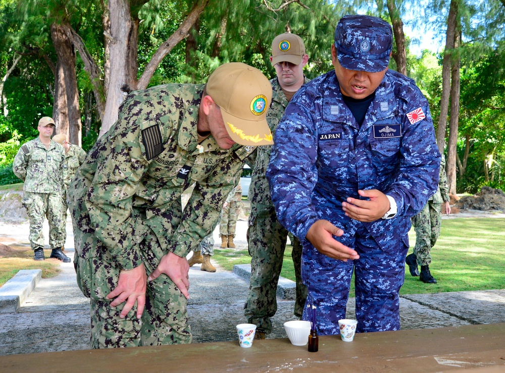 Pacific Partnership 2024-1: Honors at Peleliu Peace Memorial Park