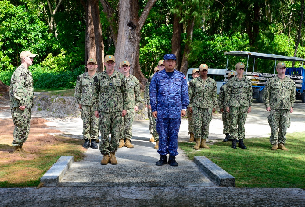 Pacific Partnership 2024-1: Honors at Peleliu Peace Memorial Park