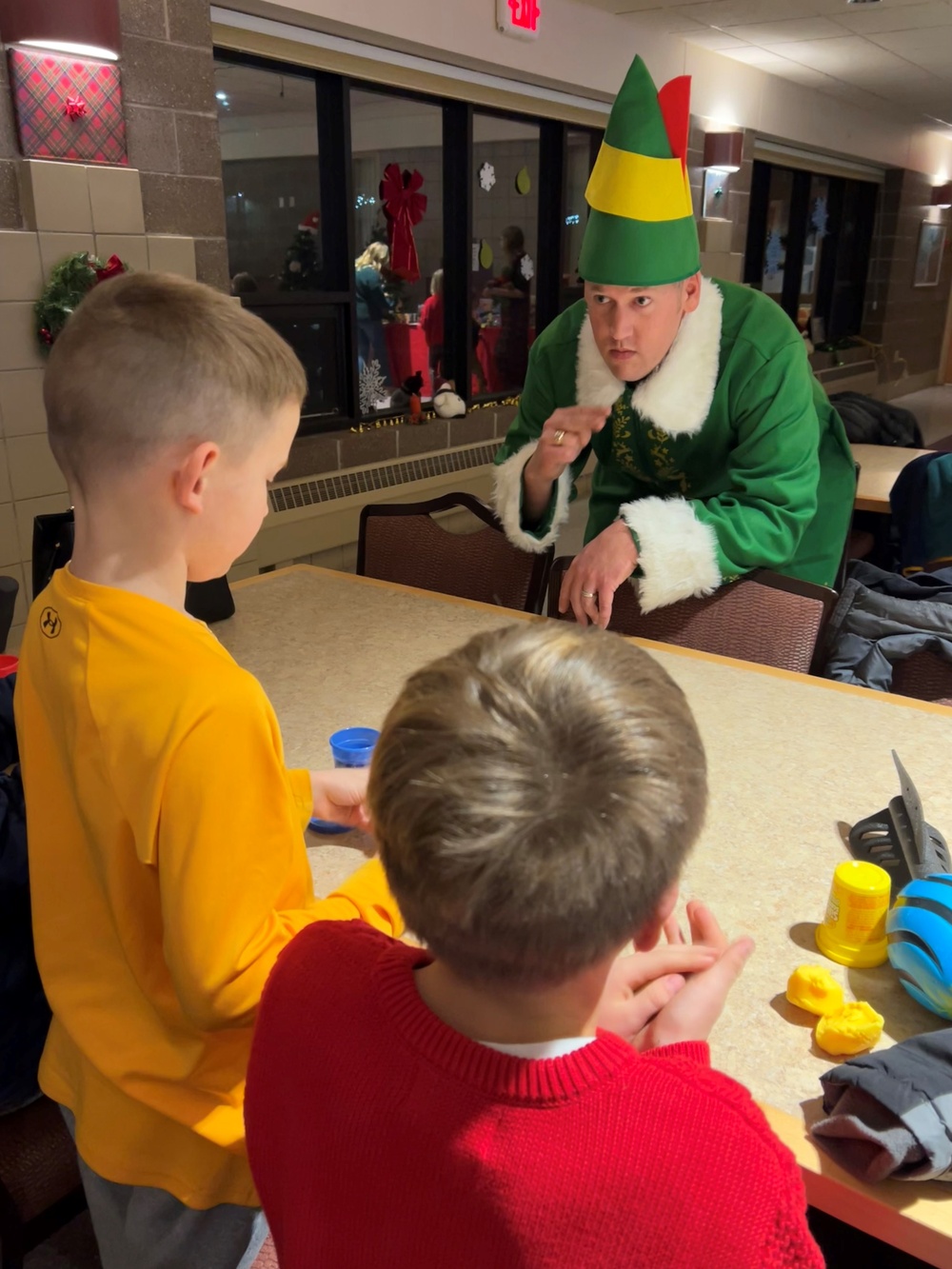 Santa visits 148th Fighter Wing Fire Department