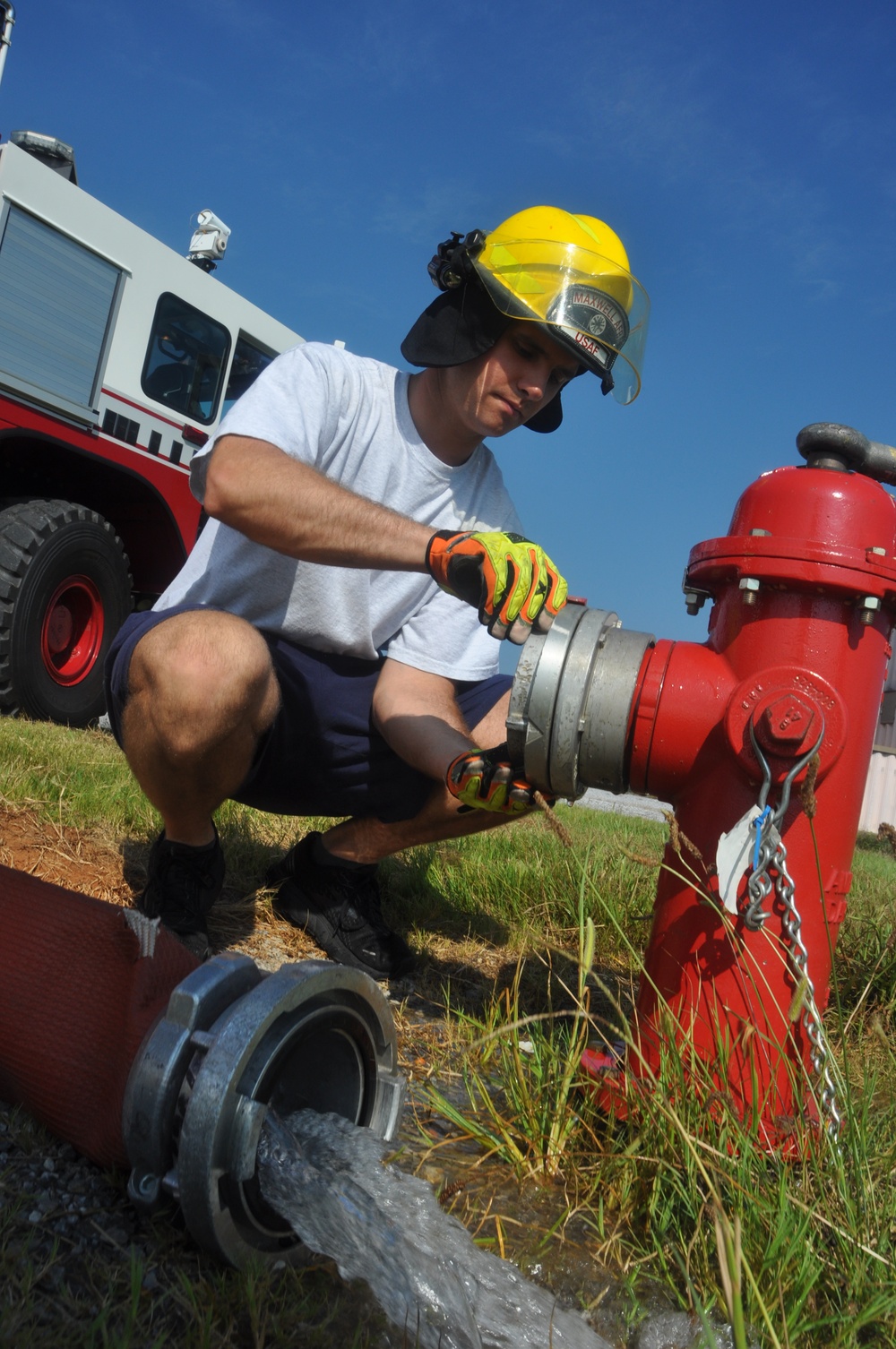 Firefighter training