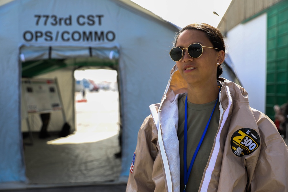 Reserve CST Leads Multi-National CBRN Demonstration