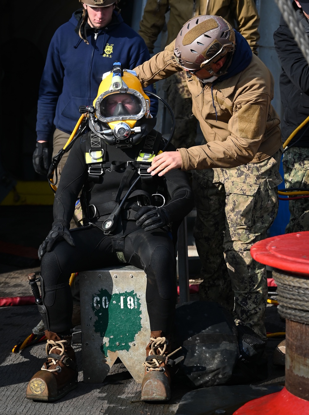 Divers Continue CV-22 Osprey Search and Recovery Efforts on Yakushima Island