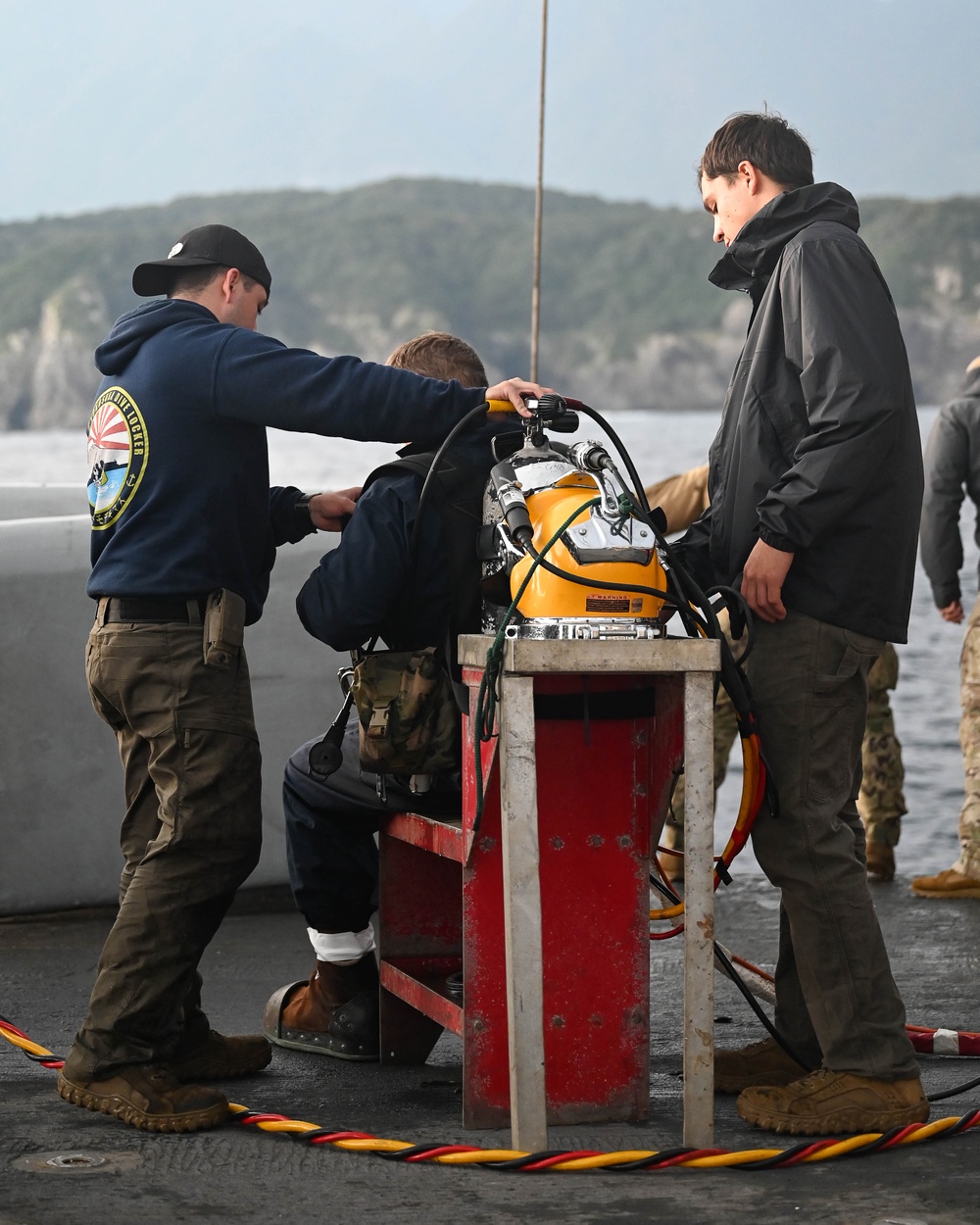 Divers Continue CV-22 Osprey Search and Recovery Efforts on Yakushima Island