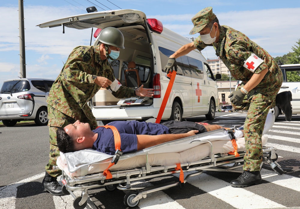 Camp Zama medics sharpen skills in mass casualty exercise