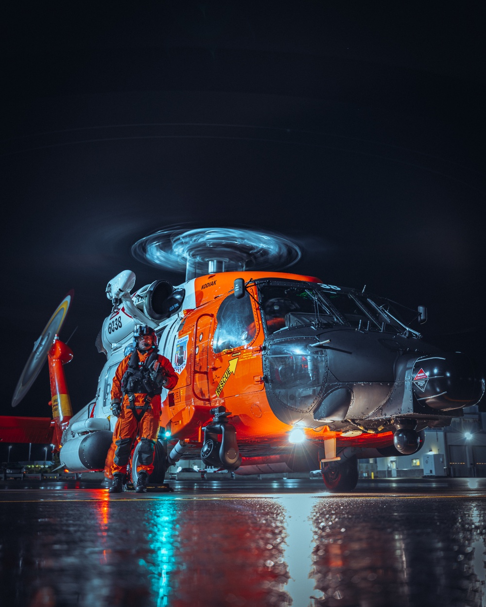 Night Ramp Operations in Kodiak, Alaska