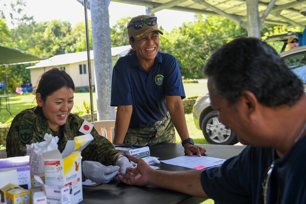 pacific Partnership 2024-1: Peleliu Health Sreenings