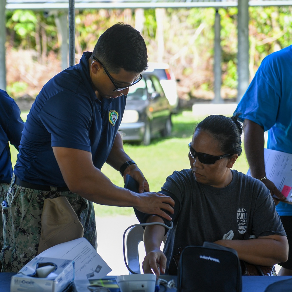 pacific Partnership 2024-1: Peleliu Medical Sreenings