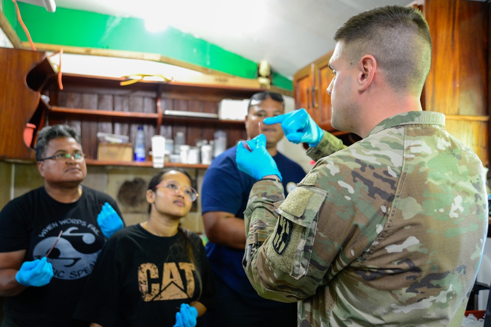 Pacific Partnership 2024-1: U.S. Army Veterinarians Side-by-Side