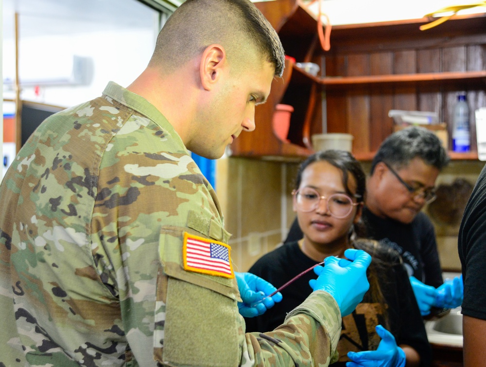 Pacific Partnership 2024-1: U.S. Army Veterinarians Side-by-Side