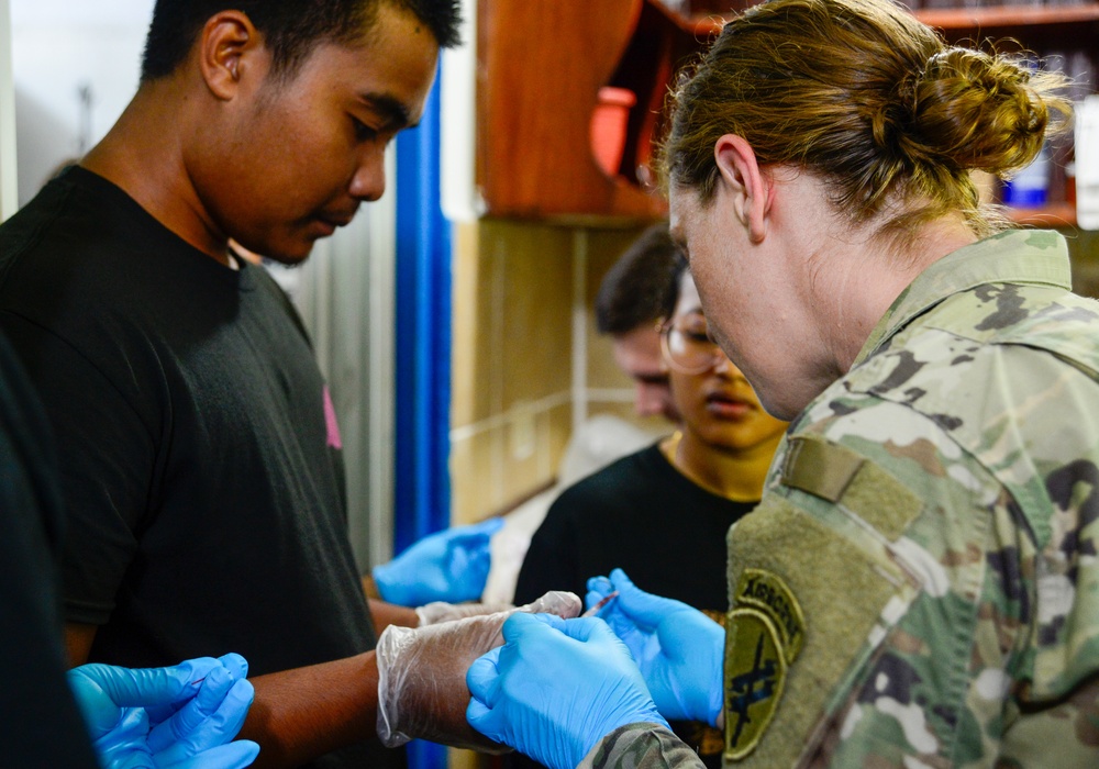 Pacific Partnership 2024-1: U.S. Army Veterinarians Side-by-Side