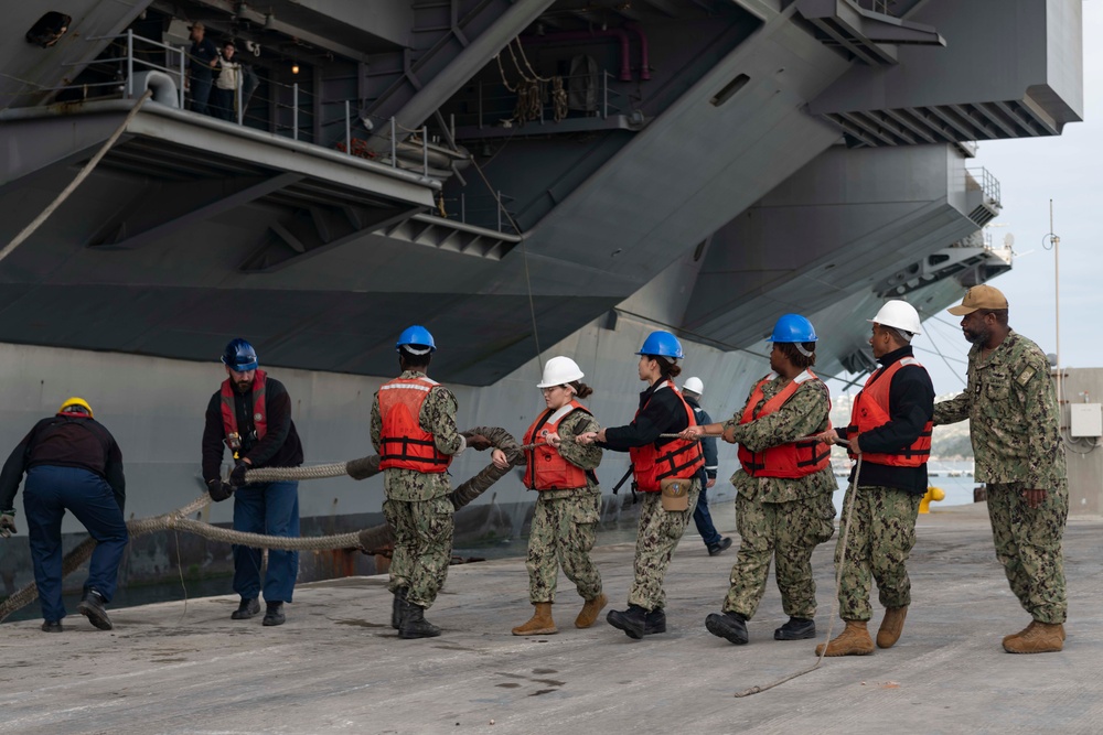 NSA Souda Bay welcomes back USS Gerald R. Ford (CVN 78)