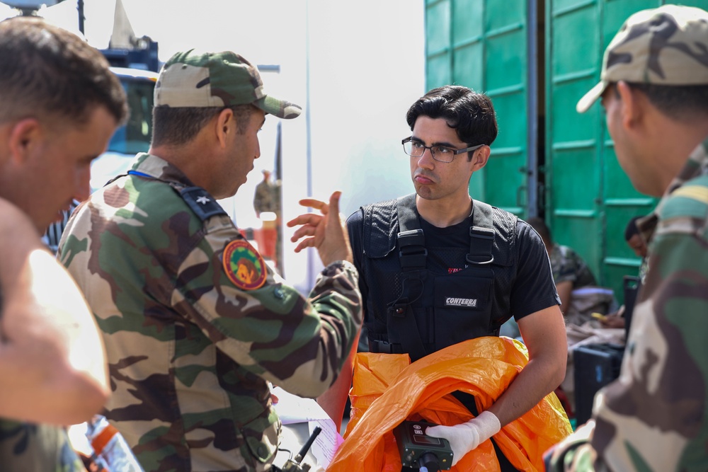 Reserve CST Leads Multi-National CBRN Demonstration