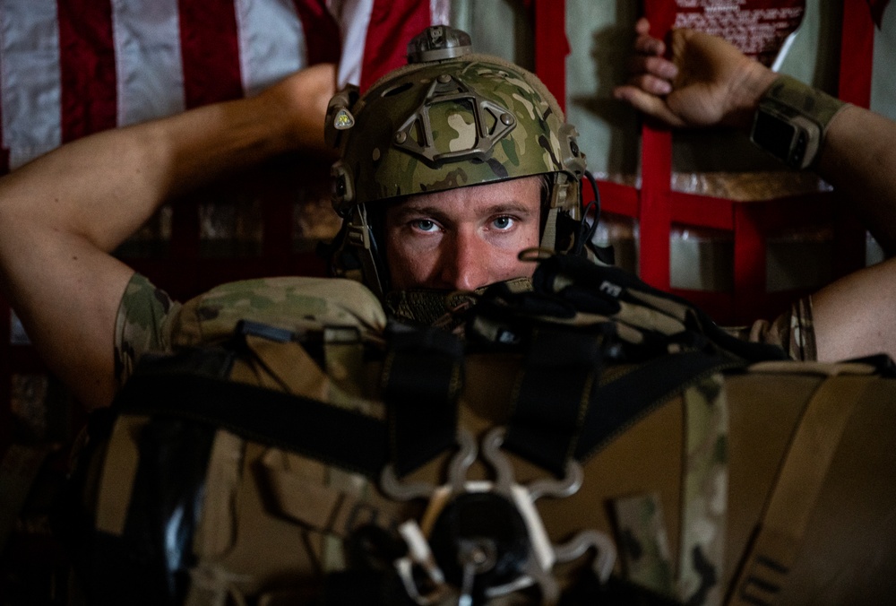 52nd ERQS conducts routine jumps from HC-130J Combat King II