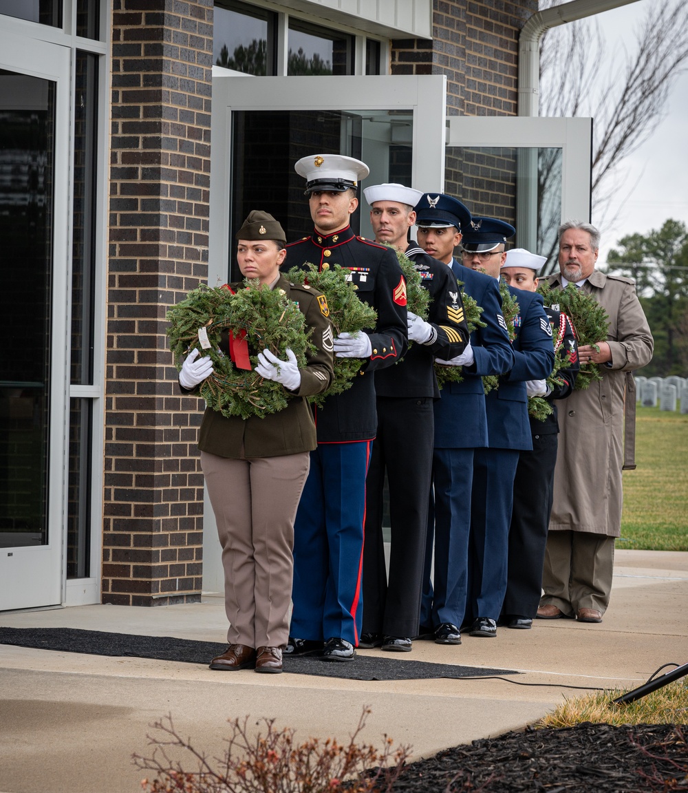 Fort Leonard Wood community honors veterans during Wreaths Across America service