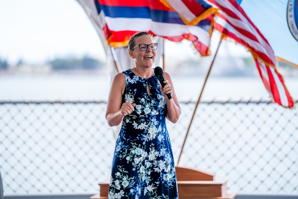 NSAH Promotion Ceremony Aboard the Historic USS Missouri