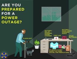 Are you prepared for a power outage graphic