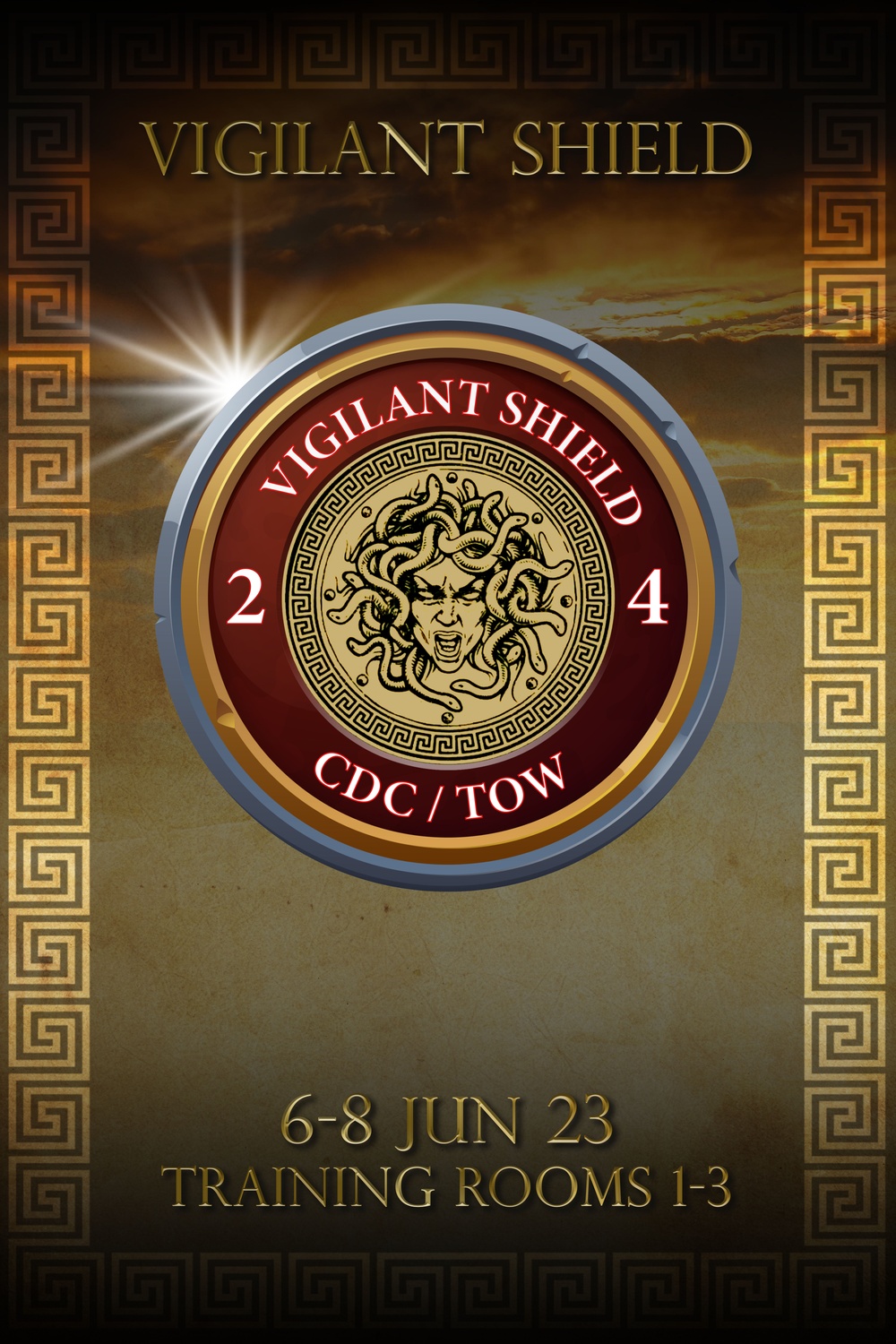 Vigilant Shield Poster