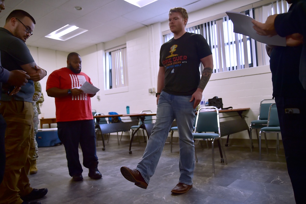 Fort Meade DES paves the way for safer roads with field sobriety test training
