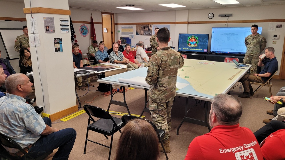 RFO conducts a Rehearsal of Concept for Phase 2 of the Lahaina debris removal