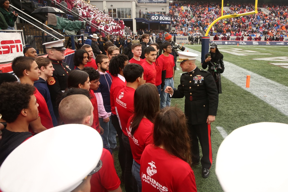 Marines recognized, honored during 2023 Military Bowl