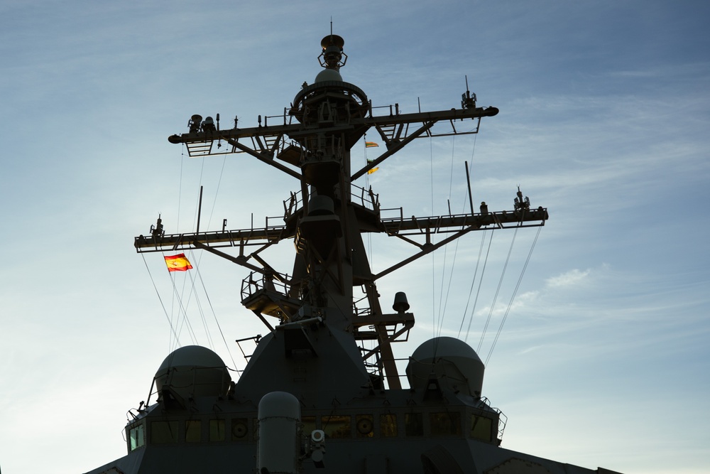 Laboon departs Rota, Spain