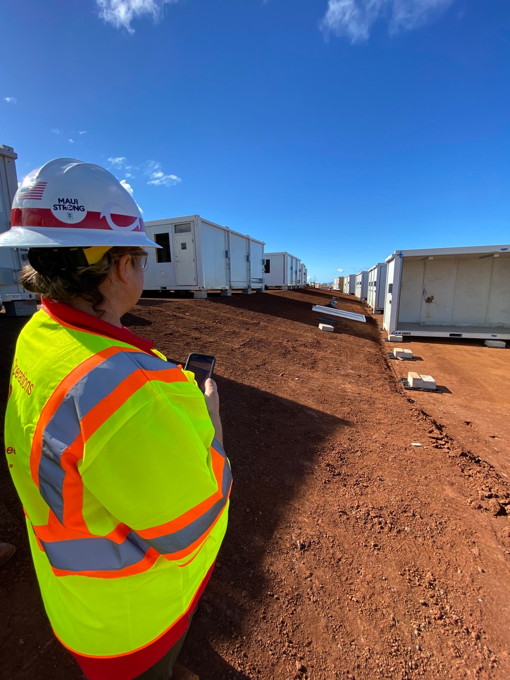 This is the place: USACE works Christmas Day on Temporary School for the Children of Maui