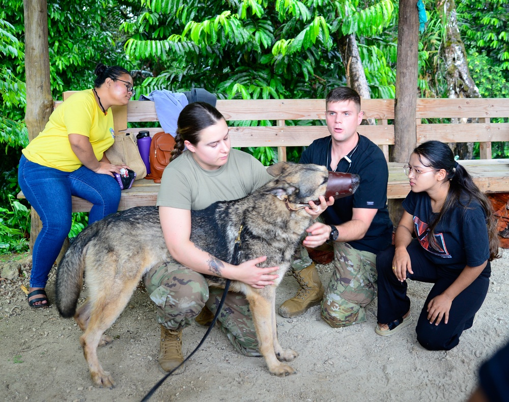 Pacific Partnership 2024-1: U.S. Army Veterinarians Side-by-Side