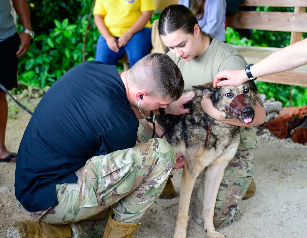 Pacific Partnership 2024-1: U.S. Army Veterinarians Side-by-Side