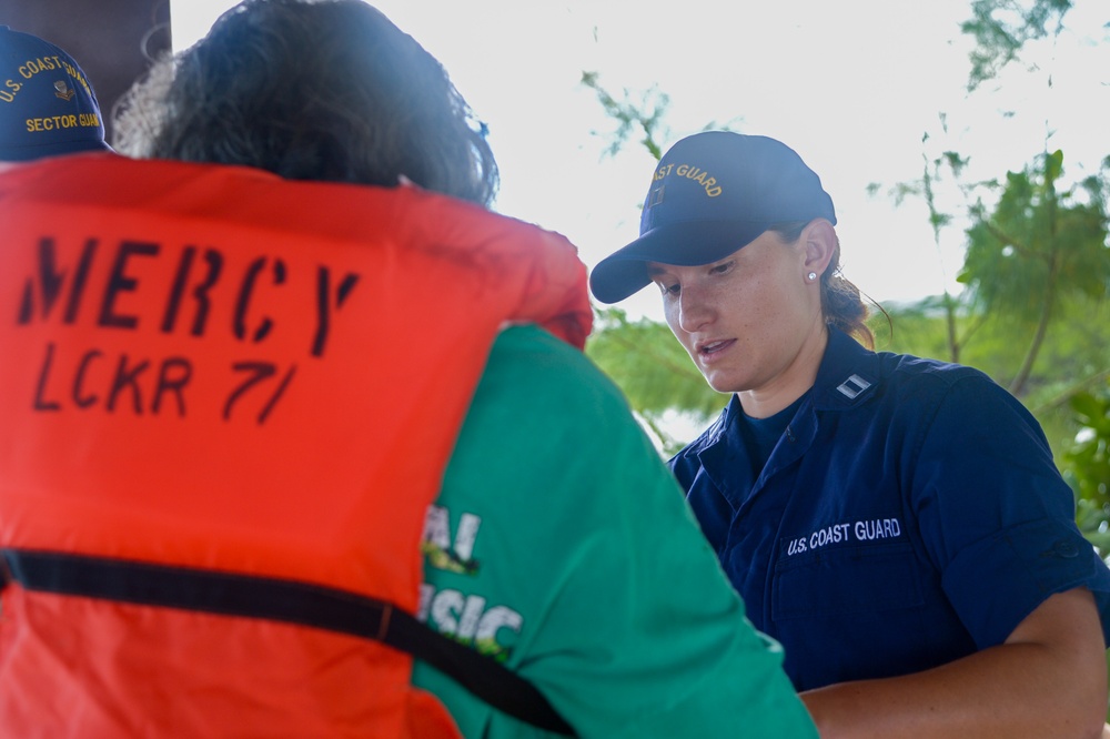 Pacific Partnership 2024-1: USCG Teaches Boat Safety