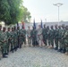 U.S. military personnel with Liberian Coast Guard partners