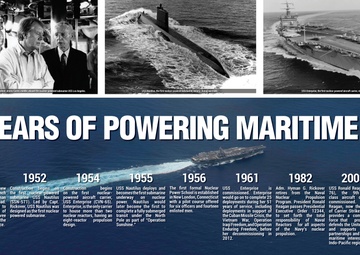 USS Ronald Reagan 75th Anniversary Naval Reactors Poster