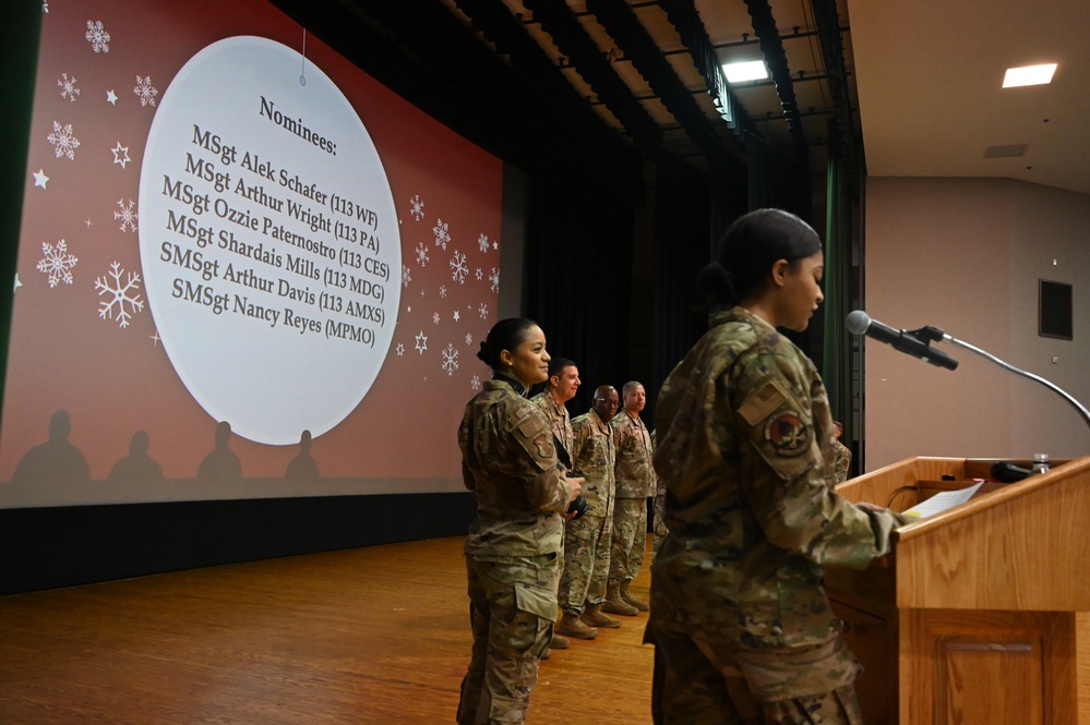 Brig. Gen. Aaron R. Dean II addresses 2023 award winners