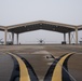 Holloman aircrew prepares for flight amid the mist