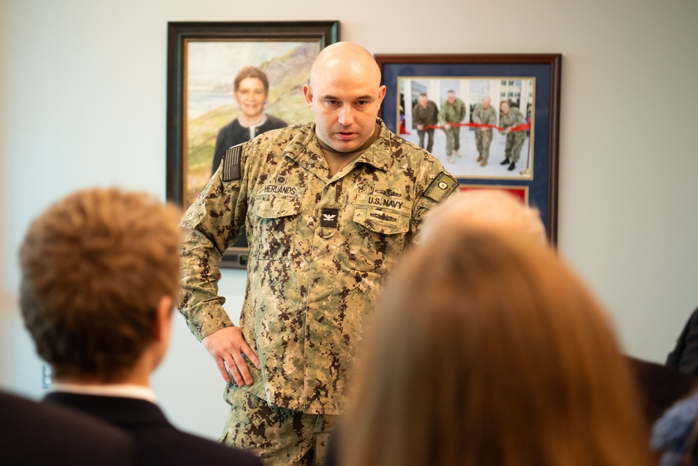 Navy Cyber Warfare Development Group Host Commemoration For Rosemary S. Wenchel