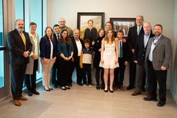 Navy Cyber Warfare Development Group Host Commemoration For Rosemary S. Wenchel