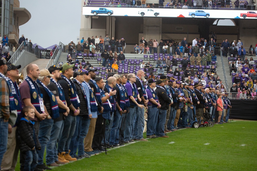 Current, future U.S. Marines participate in 2023 Armed Forces Bowl