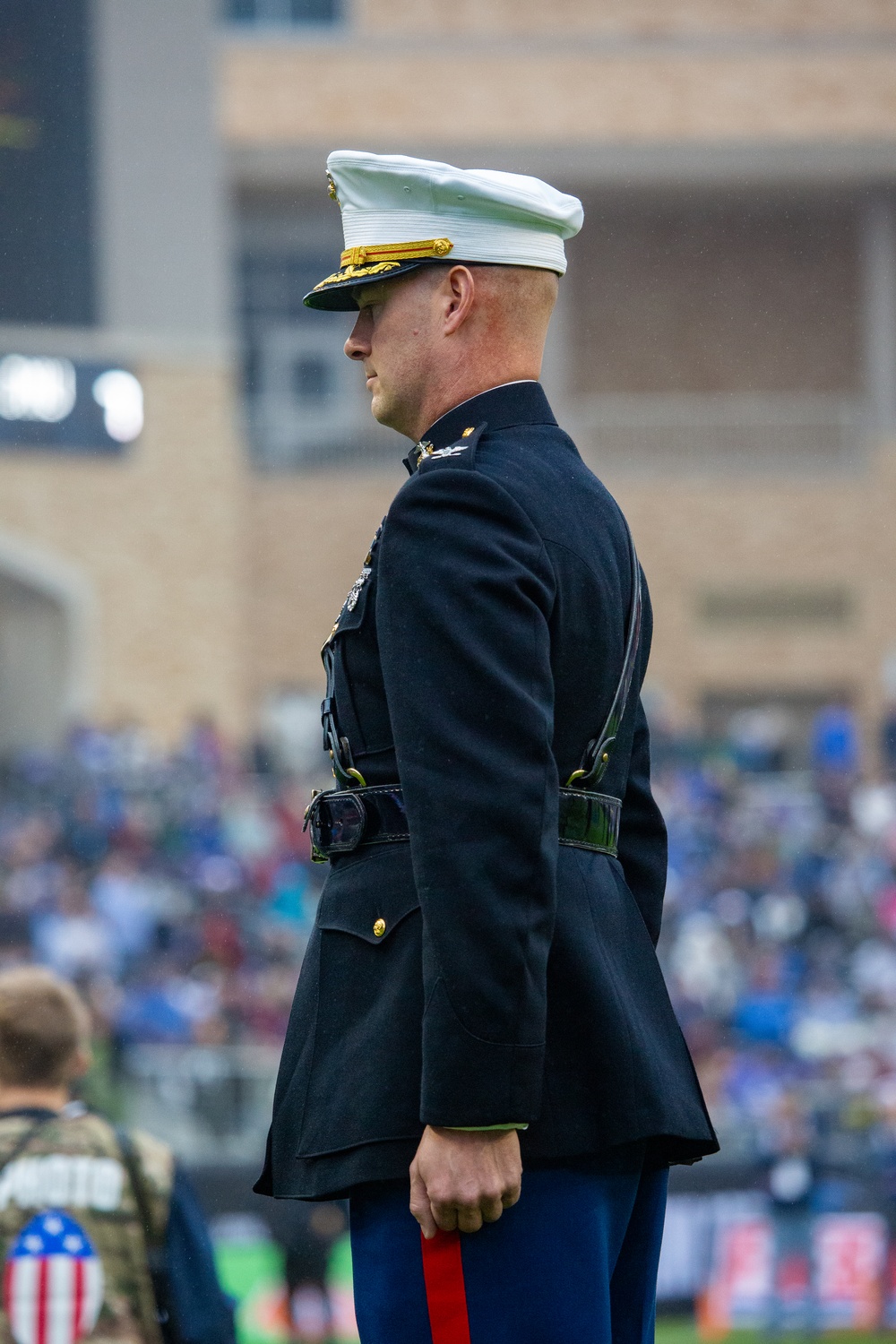 Current, future U.S. Marines participate in 2023 Armed Forces Bowl