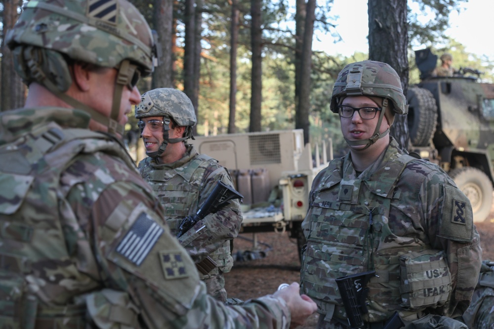 Reserve Transportation Soldiers train on tactical sustainment tasks in Poland