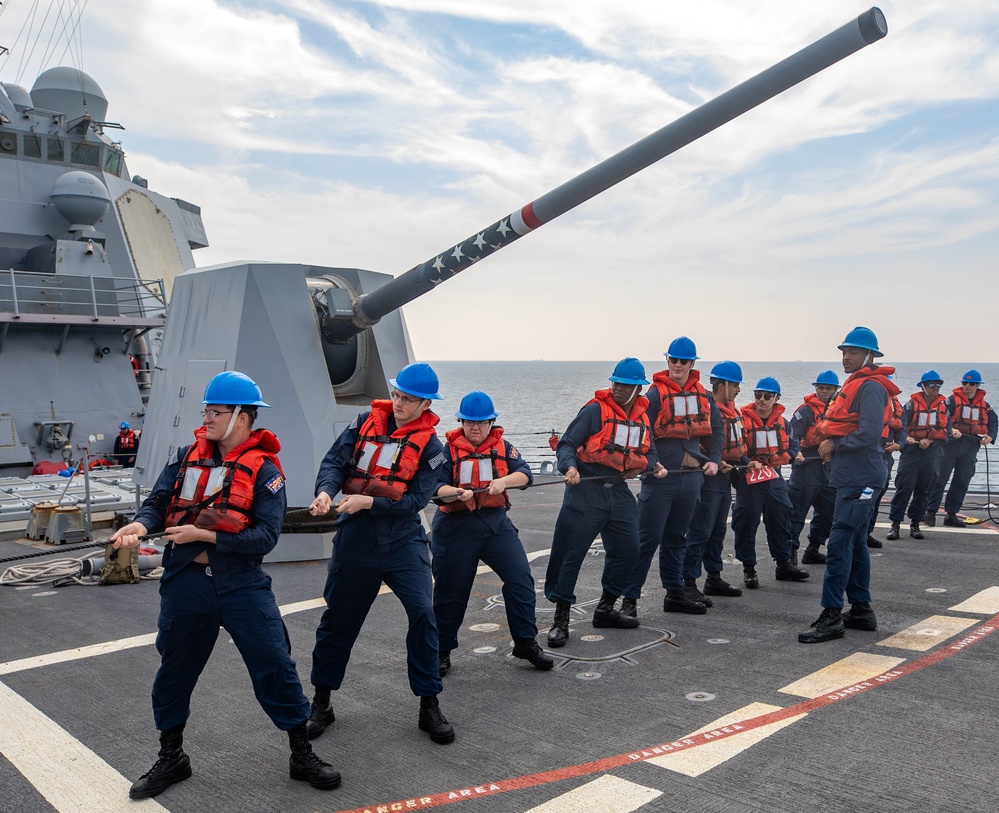 DVIDS - Images - USS Gravely Conducts Replenishment-at-Sea with USNS ...