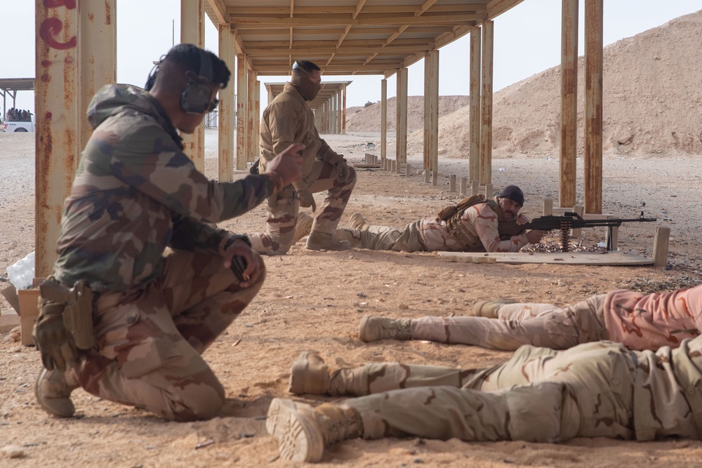 French and Iraqi Armed Forces Conduct Firing Range